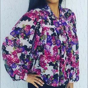 Floral blouse. Only worn once.